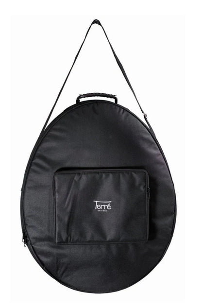 Tambour chamanique façon Sibérie de forme ovale – 64 x 50 x 7 cm - Vendu avec maillet en peau et housse !