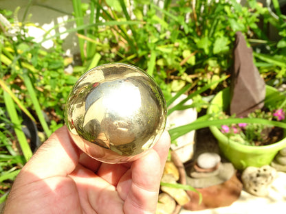 Coffret de massage ayurvédique – Set de 4 baguettes Kansa en bronze (cuivre + étain) avec manches en teck – 30 x 23 cm – 912 gr. !