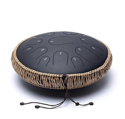 Handpan/ Tongue drum à   15 notes en Fcis/ Fa# mineur gamme éolienne , 36 cm, fabriqué en acier de haute qualité !