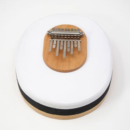 Kalimba/ Piano à doigt à 9 notes, 4 accordages au choix/ 2 finitions. Cadre en peau de veau, fait du meilleur acier qui confère un volume sonore professionnel !