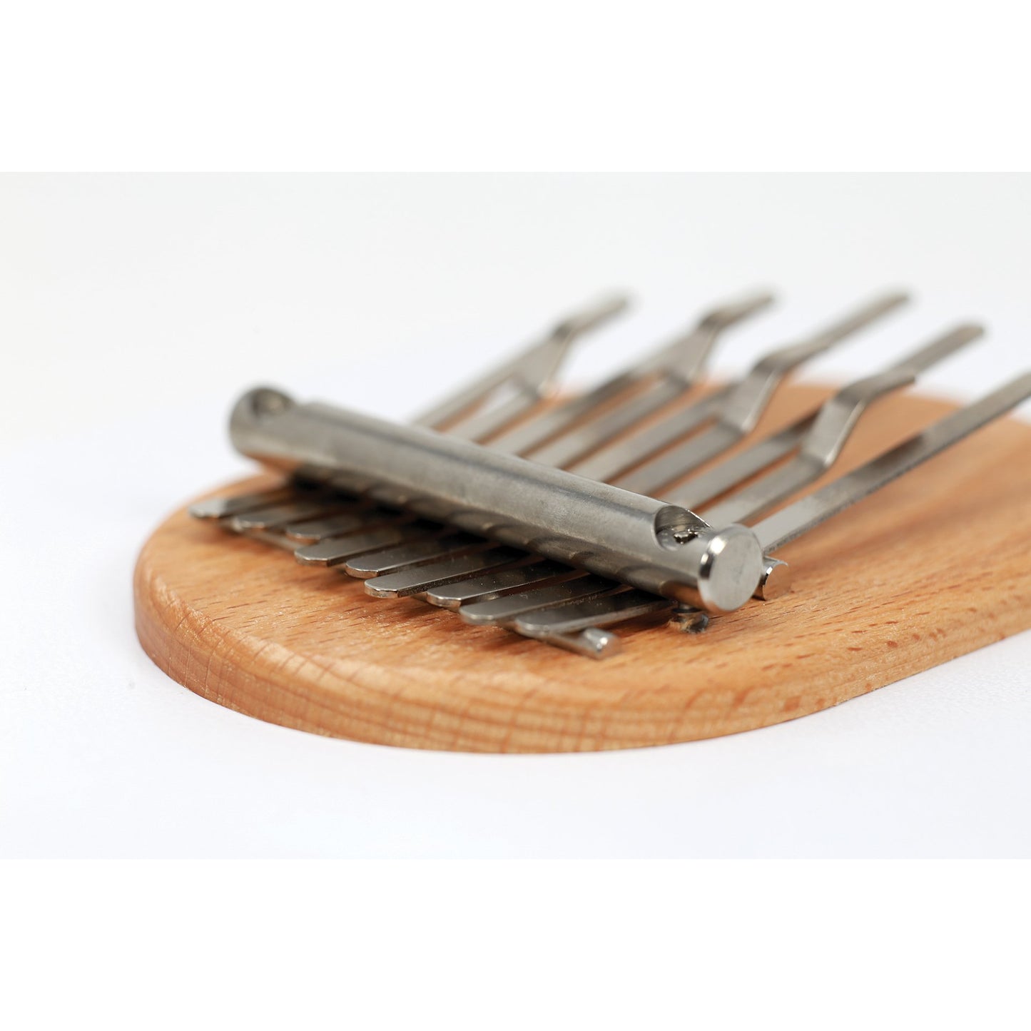 Kalimba/ Piano à doigt à 9 notes, 4 accordages au choix/ 2 finitions. Cadre en peau de veau, fait du meilleur acier qui confère un volume sonore professionnel !