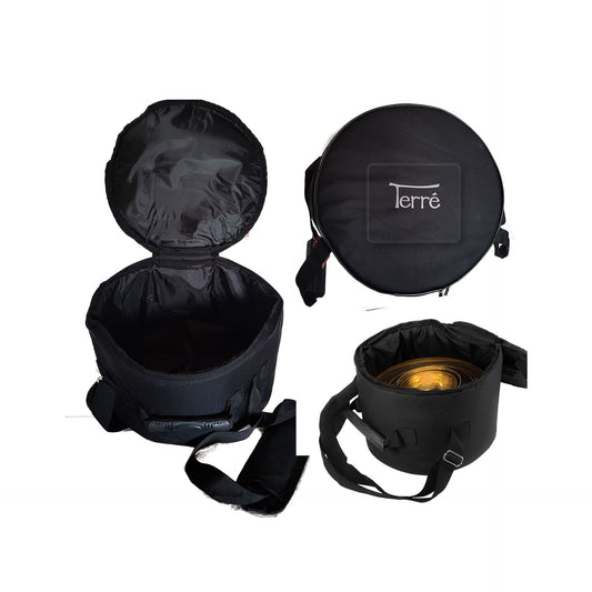 Housses pour bols chantants métal ou cristal, étanches et épaisses pour plus de protection – tailles Ø25/30/40 cm, H18/25/35 cm !