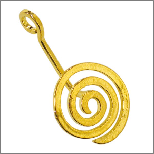 'Donuts' pendant setting, 50mm high x 15mm wide x 10mm thick. Perfect for showing off your pendant!