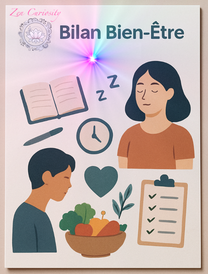 🦉 Faire un bilan Bien-Être – Téléchargez le questionnaire et recevez une analyse personnalisé avec des conseils de Zen Curiosity et de ses praticiens !