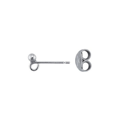 Apprêts en Argent 0,925, tiges de puces/ clous  d'oreilles pendantes, vendu avec poussettes, 17 à 35 millimètres... Très bonne qualité, parfait pour vos créations ou pour réparation ! Vendu par paire !