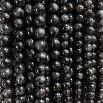 Astrophyllite – Perles rondes 6 ou 8 mm • Fil de 38/39 cm • Bracelet 17 à 21 cm • Collier 45 cm • Sautoir 60 cm. Qualité AA à AAA – Superbes perles d’une grande pureté !