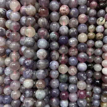 Tourmaline rose/ Rubellite, perles rondes de 6 ou 8 mm, vendu en : fil de perle 38/39 cm, en bracelet de 17 à 21cm, en collier de 45 ou sautoir de 60cm. Qualité AA à AAA !
