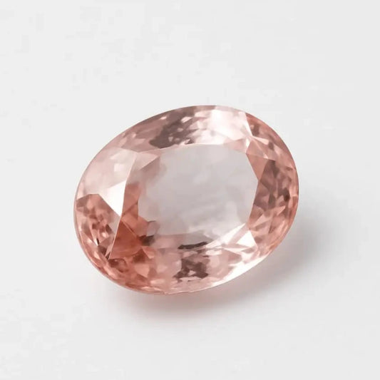 Saphir Padparadscha Naturel de 0.98 carat, de 7.13 x 5.14 x 2.70 mm. Parfait en collection, bijouterie, exposition...