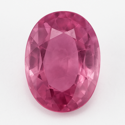 Saphir rose naturel de 0,60 carat - 5,76 x 4,62 x 2,45 mm. Idéal pour bague ou pendentif raffiné !