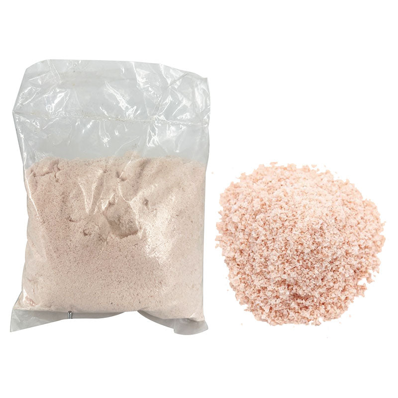 Sel alimentaire rose de l’Himalaya, en poudre ou en grains – disponible en sacs tissus ou plastique de 1, 4 ou 9 kg. Le meilleur choix pour votre santé et votre bien-être !