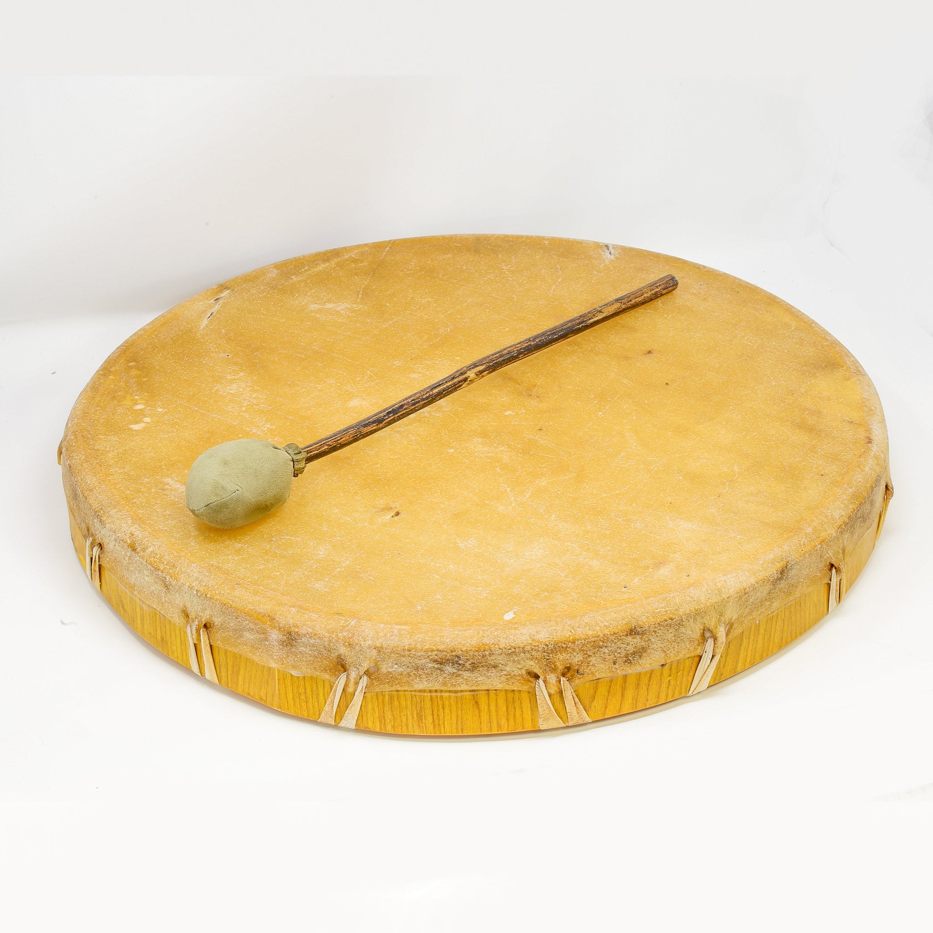 Shaman Rind Shaman drum made of tanned cowhide – Traditional finishes – Ø 50 cm ...