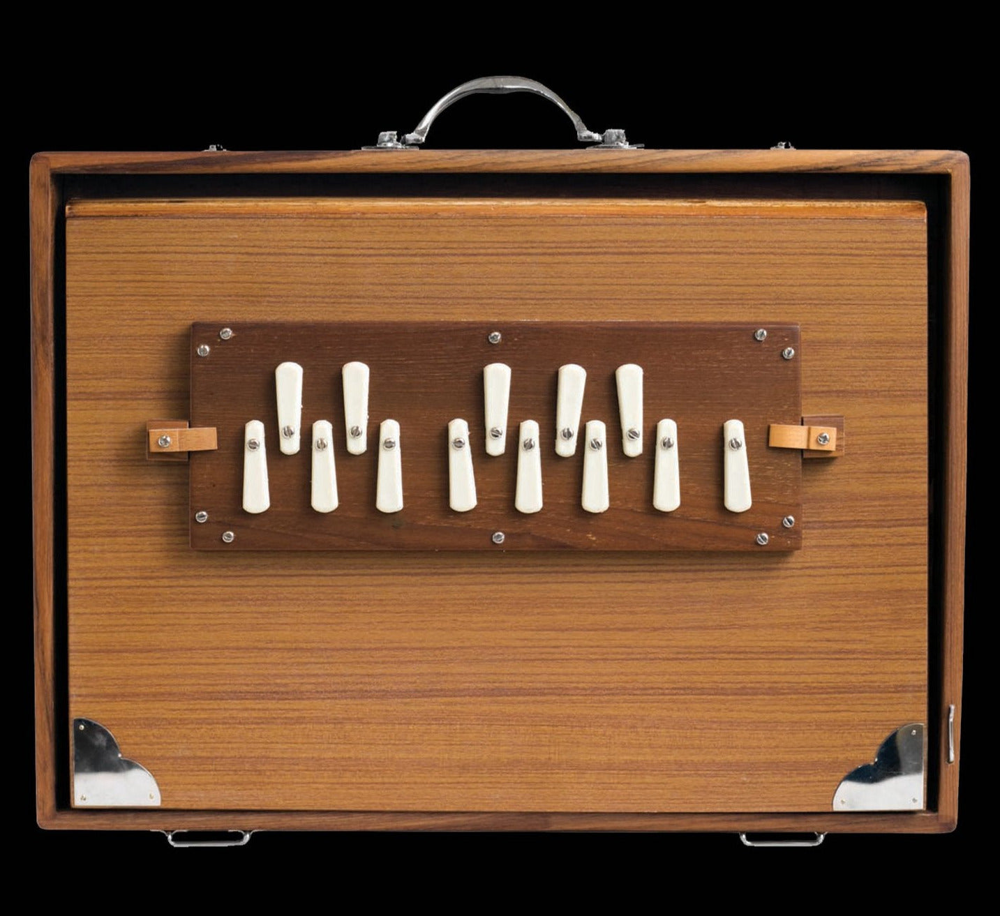 Shruti Box Ligner 432/440 Hz – 1 octave Do3-Do4, tonalité pure, 41×32×8,5 cm - 4,5 kg, housse incluse !