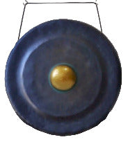 Gong artisanal traditionnel de Bali – Ø 25 cm – Vendu avec support sur mesure et maillet !
